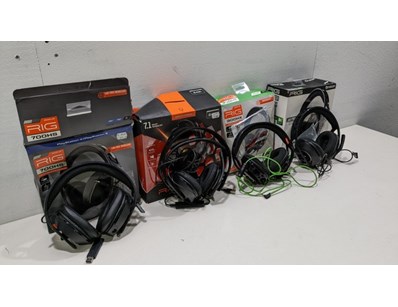 Unreserved Gaming Headsets Warranty & Returns(N... - Lot 313