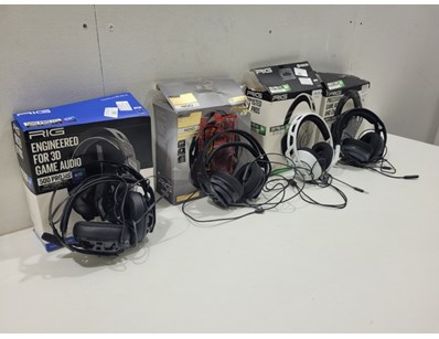 Unreserved Gaming Headsets Warranty & Returns(N... - Lot 320