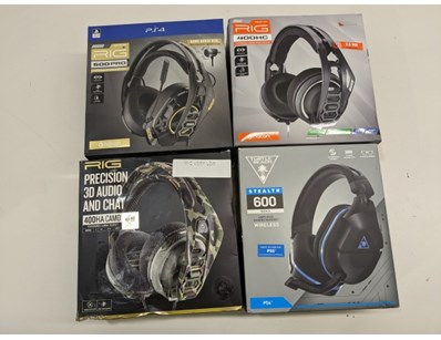 Unreserved Gaming Headsets Warranty & Returns(N... - Lot 422
