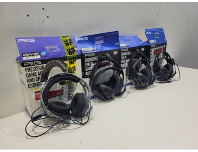 Unreserved Gaming Headsets Warranty & Returns(N... - Lot 421