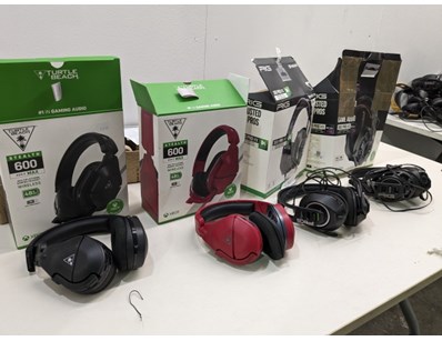 Unreserved Gaming Headsets Warranty & Returns(N... - Lot 425