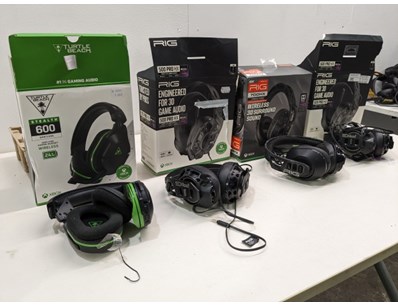 Unreserved Gaming Headsets Warranty & Returns(N... - Lot 431