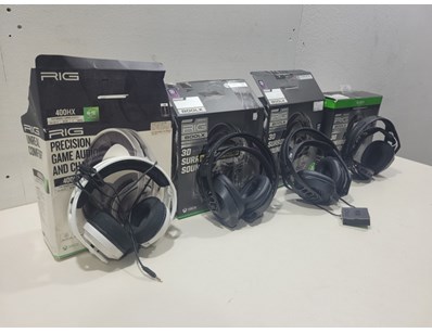 Unreserved Gaming Headsets Warranty & Returns(N... - Lot 392