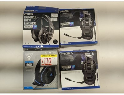Unreserved Gaming Headsets Warranty & Returns(N... - Lot 403