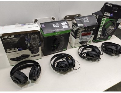 Unreserved Gaming Headsets Warranty & Returns(N... - Lot 402