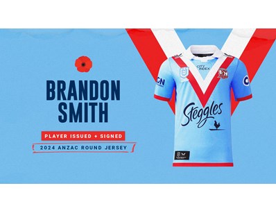 2024 Sydney Roosters ANZAC Round Jerseys - Lot 1