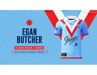 2024 Sydney Roosters ANZAC Round Jerseys - Lot 6