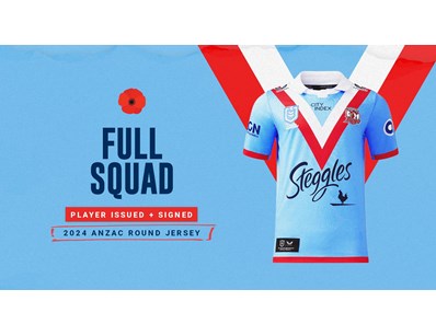 2024 Sydney Roosters ANZAC Round Jerseys - Lot 23