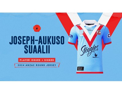2024 Sydney Roosters ANZAC Round Jerseys - Lot 9