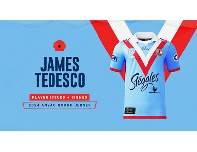 2024 Sydney Roosters ANZAC Round Jerseys - Lot 10