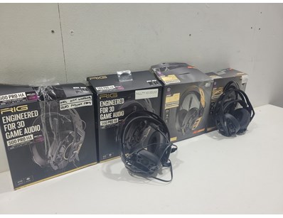 Unreserved Gaming Headsets Warranty & Returns(N... - Lot 716